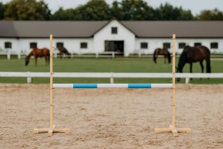 Przeszkoda Skokowa Do Hobby Horse 120Cm, Belka Jasnoniebieska