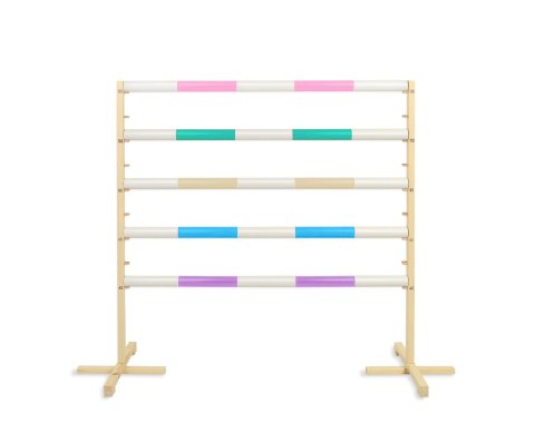 Przeszkoda Skokowa Do Hobby Horse 120Cm, Dwie Belki - Jasny Niebieski I Ciemny Niebieski