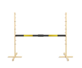 Przeszkoda Skokowa Do Hobby Horse 160Cm, H-120 Cm, Belka Czarno-Złota