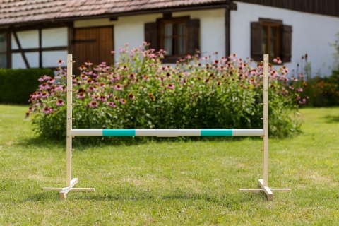 Przeszkoda Skokowa Do Hobby Horse 160Cm, H-120 Cm, Belka Miętowa