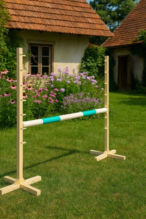 Przeszkoda Skokowa Do Hobby Horse 160Cm, H-120 Cm, Belka Miętowa