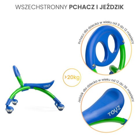 Jeździk Beetle Green