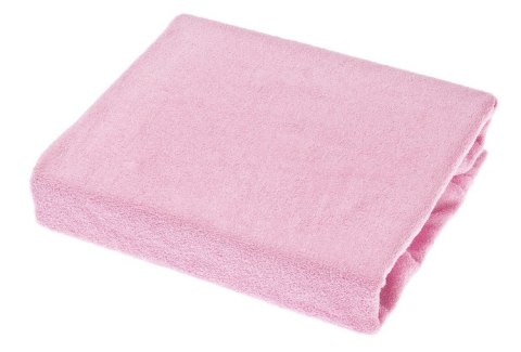 PRZEŚCIERADŁO NIEPRZEMAKALNE FROTTE RÓŻOWY 120x60