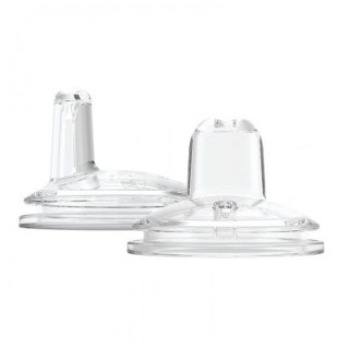 Wr200 Ustnik Silikon Niekapek Do Butelki Szeroka Szyjka 2-Pak Options Plus