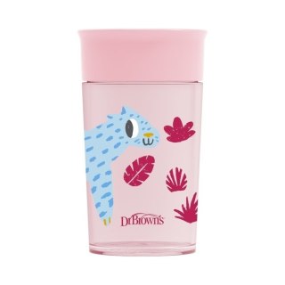 TC01093 KUBEK 360* PICIE JAK ZE SZKLANKI 300ML RÓŻOWY