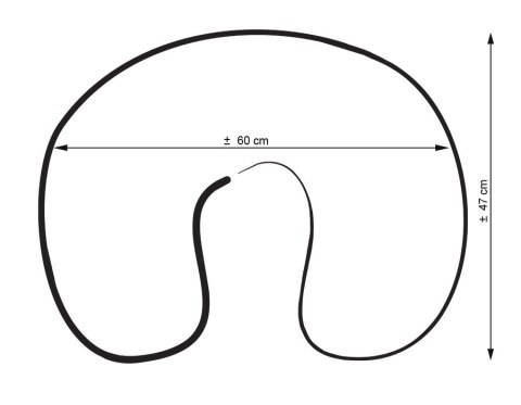 Poduszka Rogal Do Karmienia Fasolka Rozbieralna- Zwierzątka Kremowe
