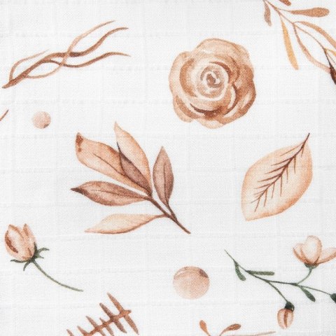 0364 PIELUSZKA BAMBUSOWA 30X30 KWIATY BOHO
