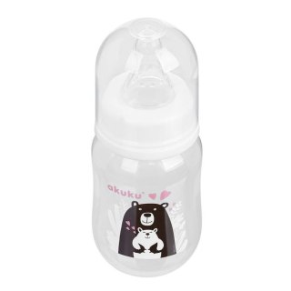 A0004 BUTELKA 125ML MISIO BIAŁO-CZARNY