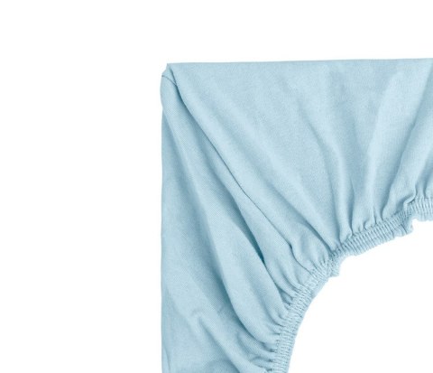 Prześcieradło Kołyska Bambus Niebieski 40X90