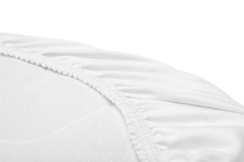 Prześcieradło Wózek Bambus Biały 35X75