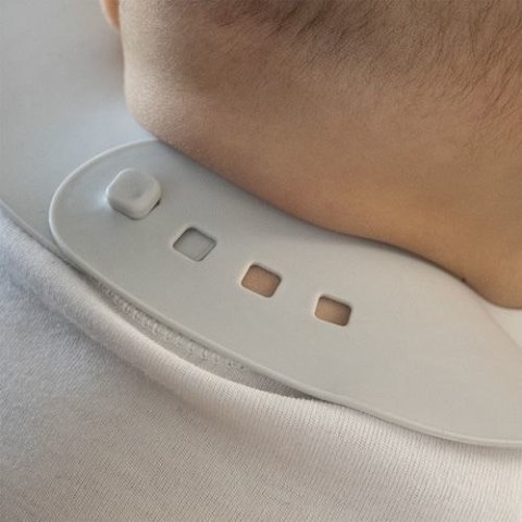 Śliniak Kieszonka Regulowane Zapięcie Różowy