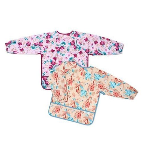 Śliniak Floral Długi Rękaw