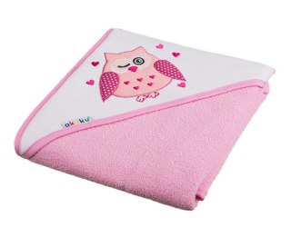A1233 OKRYCIE KĄPIELOWE RÓŻOWE 80 X 80 100% BAWEŁNA
