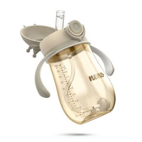 Bidon Mio2 Ze Słomką Kremowy Bab-Bt005