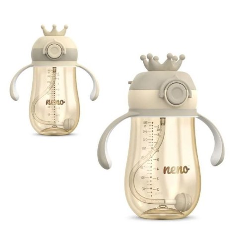 Bidon Mio2 Ze Słomką Kremowy Bab-Bt005