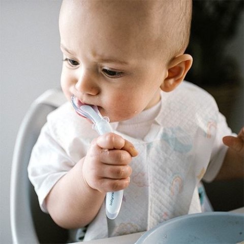 Łyżeczka Silikonowa Elastyczna Niebieska