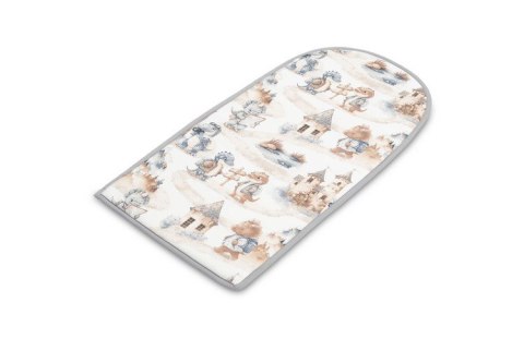 KOKON MUŚLIN SMOKI JEANS 80x45 + PODUSZKA
