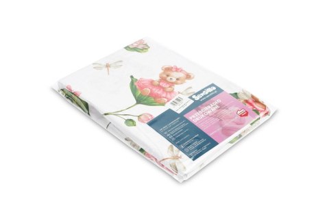 Prześcieradło Drukowane Miś W Kwiatach 60 X 120 Cm