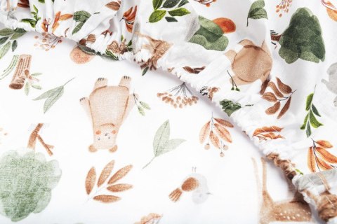 Prześcieradło Drukowane Słodki Las 60 X 120 Cm