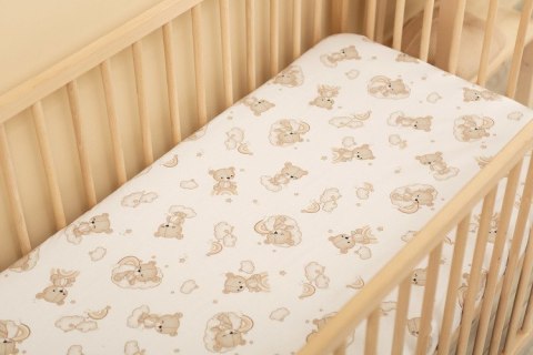 Prześcieradło Drukowane Tęczowy Miś 60 X 120 Cm