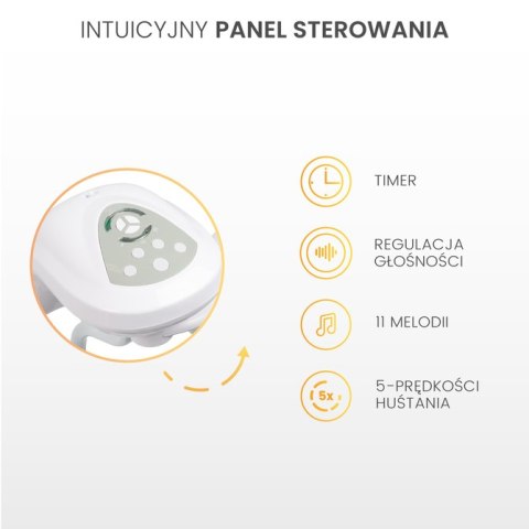 HUŚTAWKA ELEKTRYCZNA RAFFI GRAPHITE