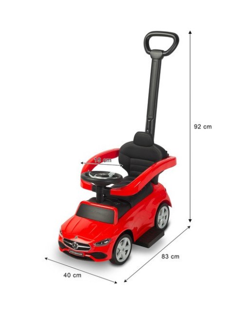 Jeździk Mercedes C-Class Red