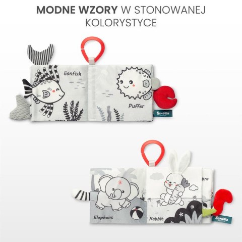 BLACK&WHITE KSIĄŻECZKA MATERIAŁOWA DELFIN