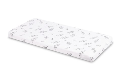 Prześcieradło Drukowane Gałązka Zielona 60X120Cm