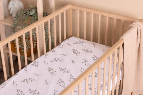 Prześcieradło Drukowane Gałązka Zielona 60X120Cm