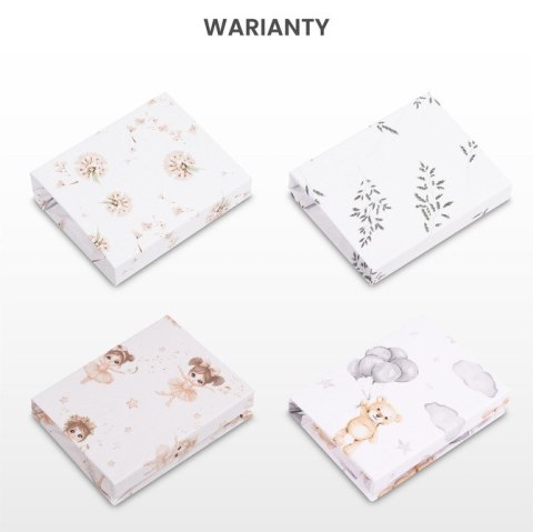 Prześcieradło Drukowane Gałązka Zielona 60X120Cm