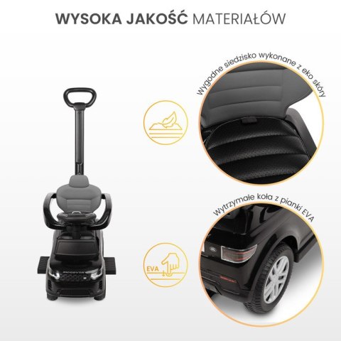 Jeździk Land Rover Black