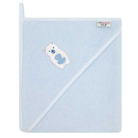 2285 OKRYCIE KĄPIELOWE 100X100 MIŚ POLARNY NIEBIESKI BL228