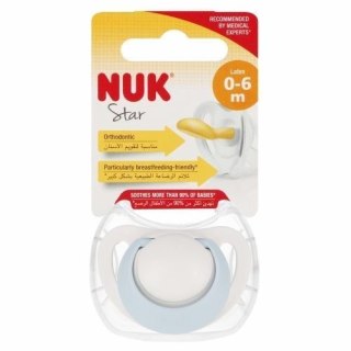 450085 SMOCZEK SILIKONOWY STAR 0-6 1SZT 573376, 10726069 NIEBIESKI