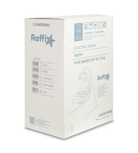 Huśtawka Elektryczna Raffi Pink