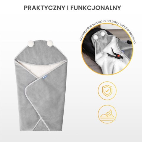 OTULACZ DO FOTELIKA PLUSZ BARANEK 75X75 ZIELONY