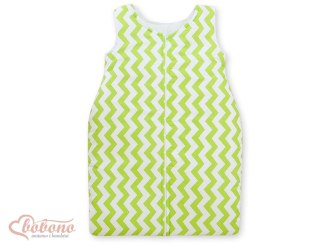 Śpiworek niemowlęcy- Simple chevron zielony