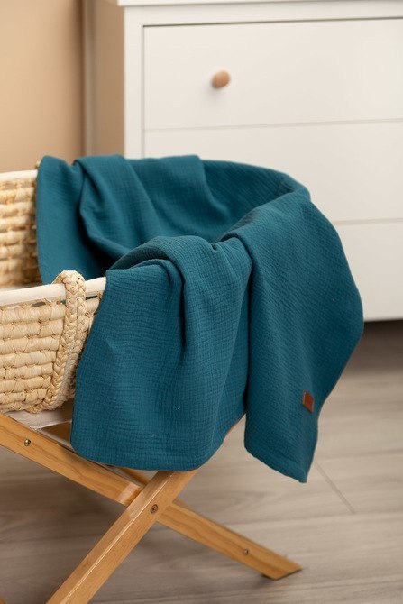 Koc Muślinowy Ocean 75X100