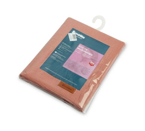 Koc Muślinowy Retro Pink 75X100