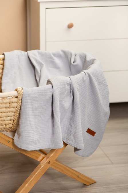 Koc Muślinowy Silver 75X100