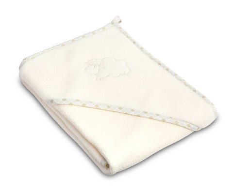 Okrycie Kąpielowe Owieczka 80X80 Beżowe