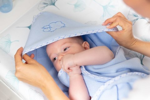 Okrycie Kąpielowe Owieczka 80X80 Beżowe