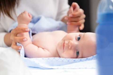 Okrycie Kąpielowe Owieczka 80X80 Beżowe