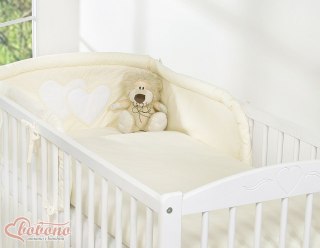 Ochraniacz Uniwersalny- Wiszące Serduszka Kremowe