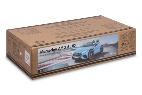 Pojazd Na Akumulator Mercedes Sl63 White