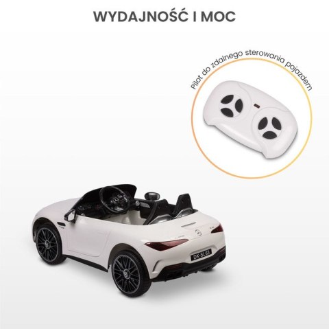 Pojazd Na Akumulator Mercedes Sl63 White