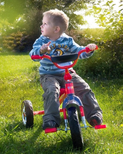 Rowerek 3-Kołowy York Red