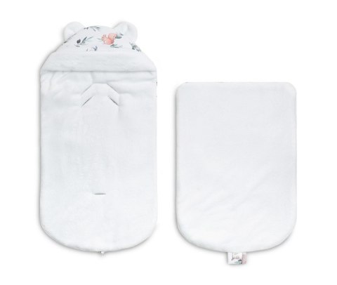 Śpiworek Do Fotelika I Wózka Głębokiego Sarenki Biały
