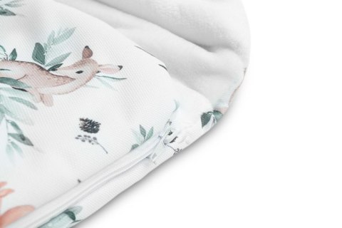 Śpiworek Do Fotelika I Wózka Głębokiego Sarenki Biały