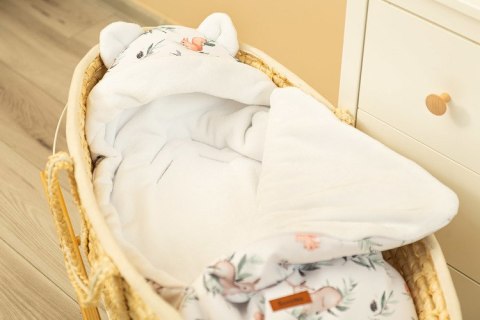 Śpiworek Do Fotelika I Wózka Głębokiego Sarenki Biały