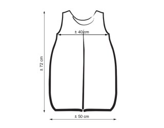 Śpiworek niemowlęcy- Simple chevron różowy